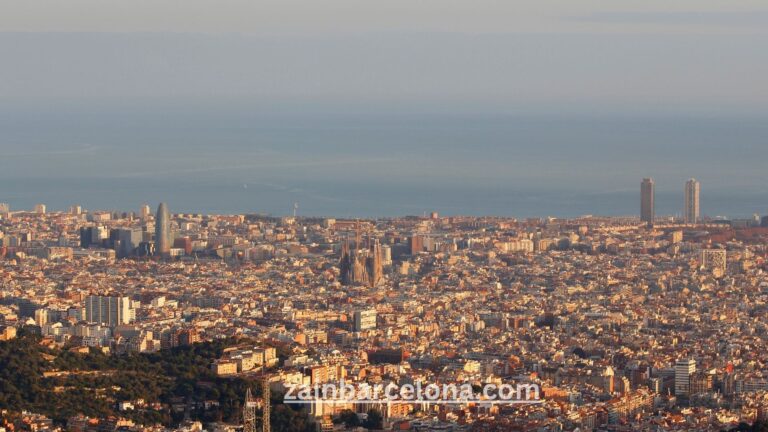 مدينة برشلونة من الأعلى